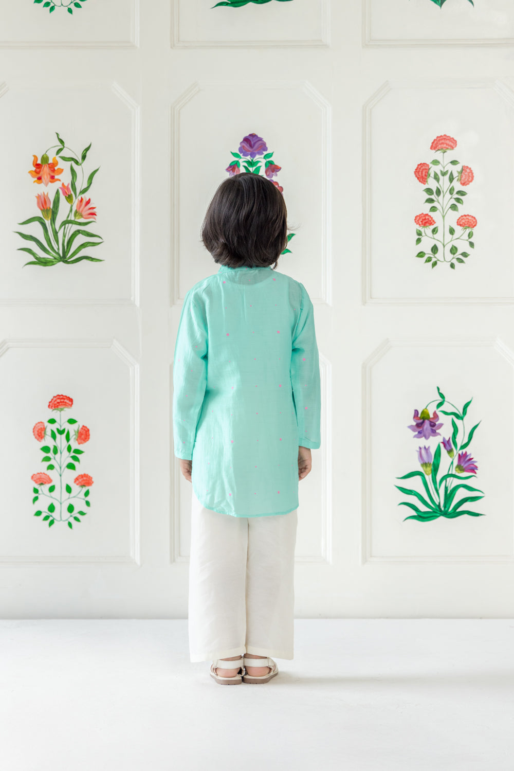 Mint Aqua Kurta Set