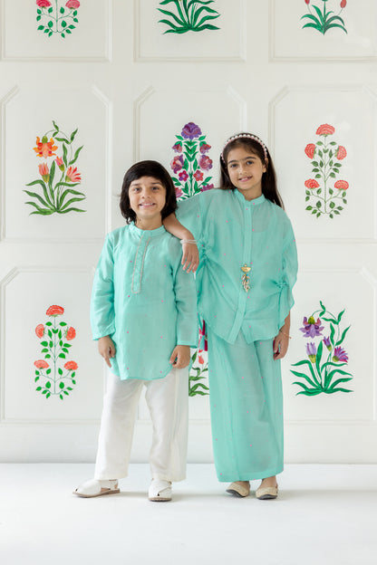 Mint Aqua Twirl Set
