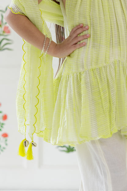 Lime Mist Suit Set