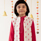 The Red 3-Pc-Kurta Set