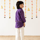 Regal Kurta Set- Purple