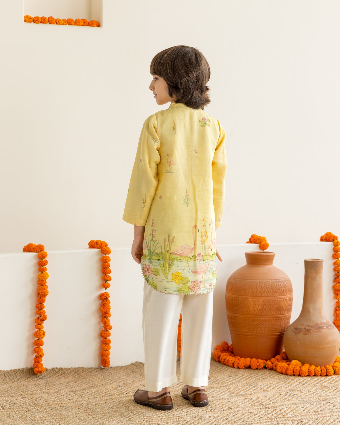 Pastel Yellow Kurta Set
