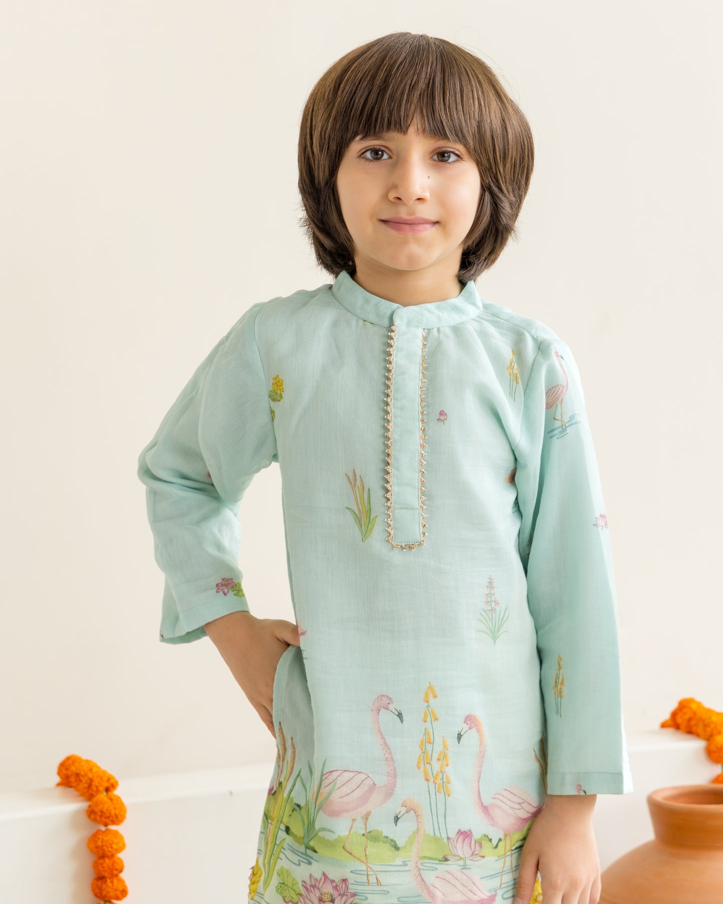 Pastel Blue Kurta Set