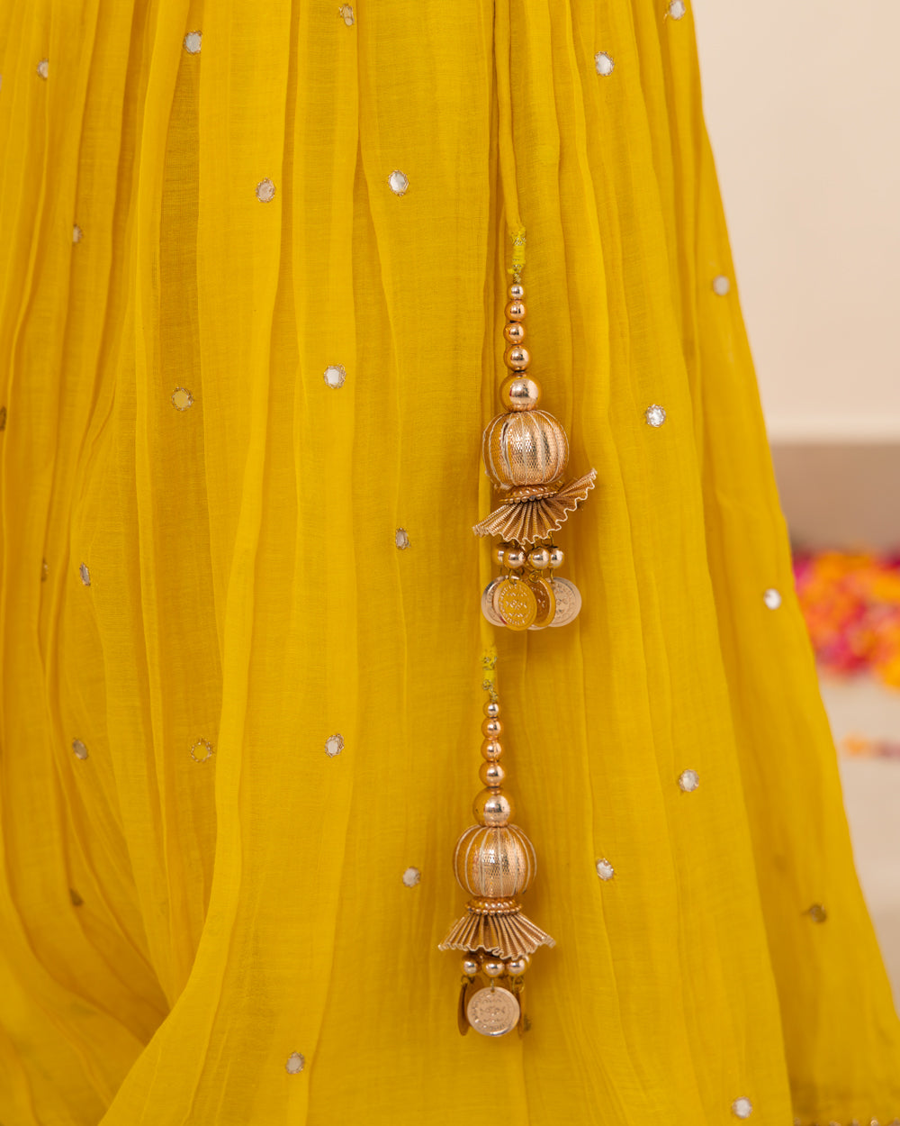 Ruhaani Yellow Lehenga Set