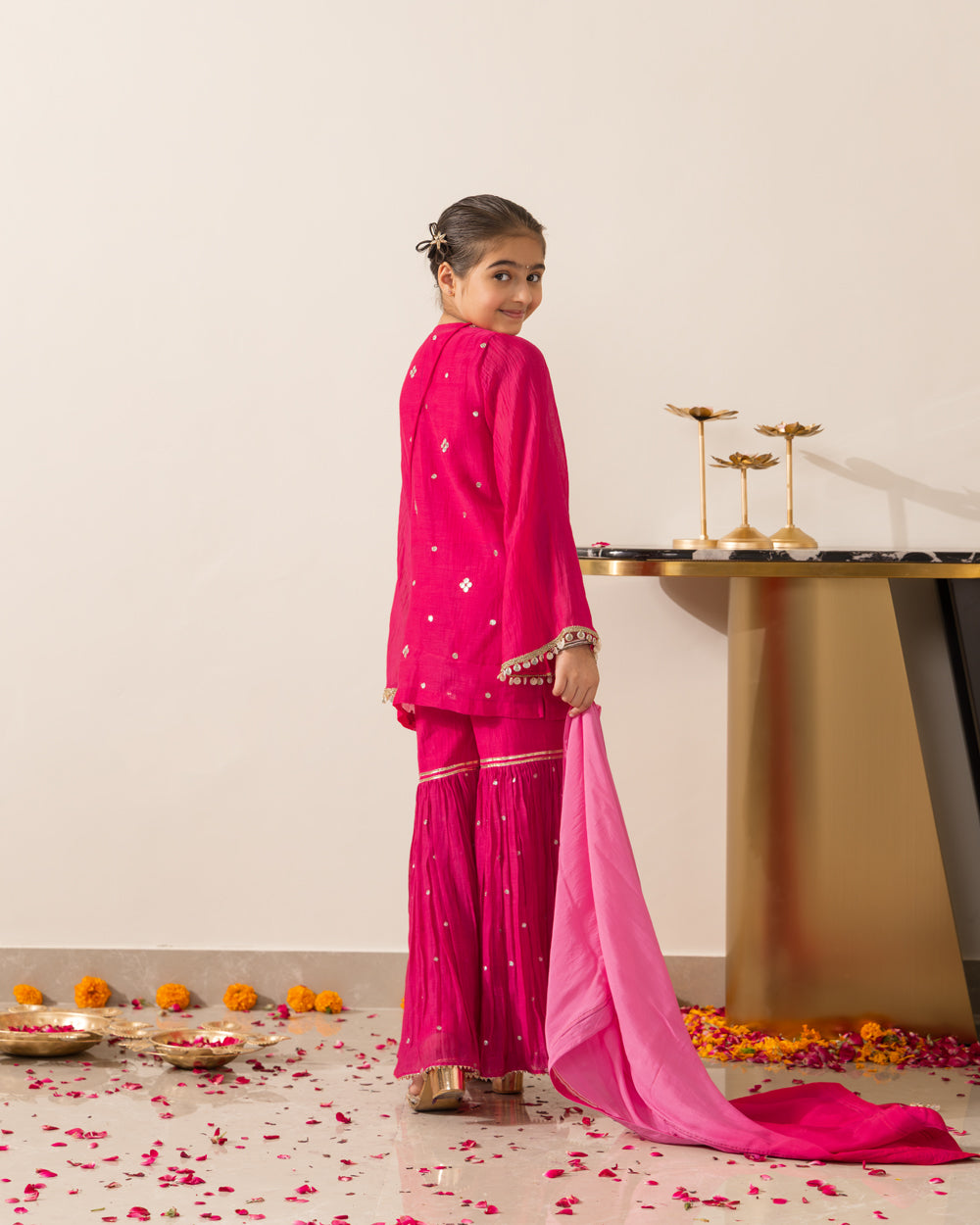 Rani Pink Gharara Set