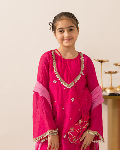 Rani Pink Gharara Set