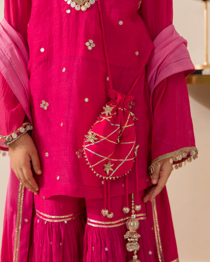 Rani Pink Gharara Set
