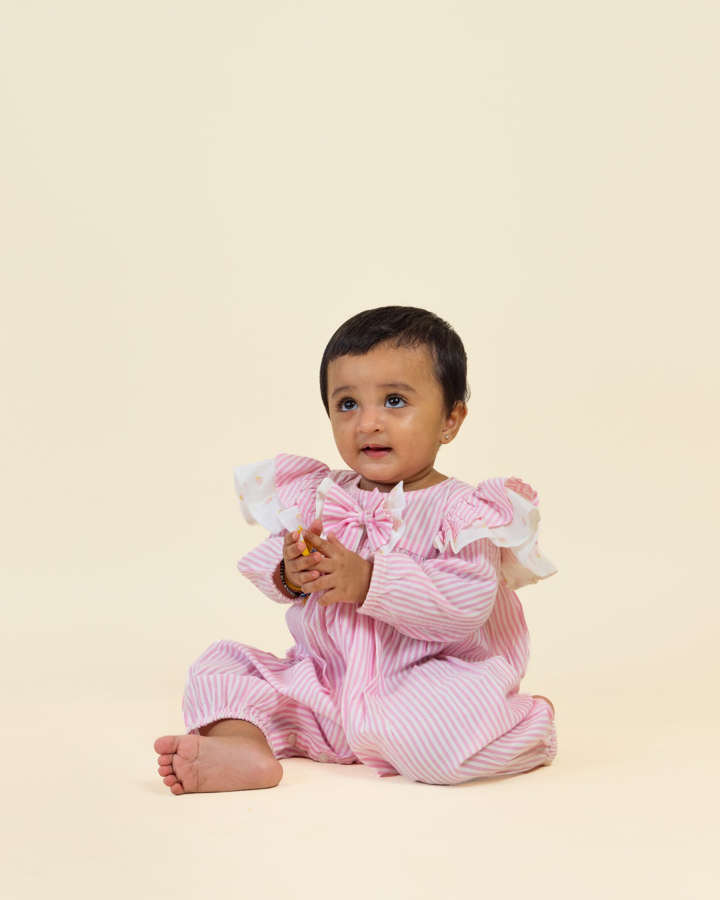 Baby Pink Jumpsuit (3-Pc-Set)