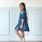 Daisy Embroidered Denim Dress