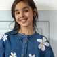 Daisy Embroidered Denim Dress