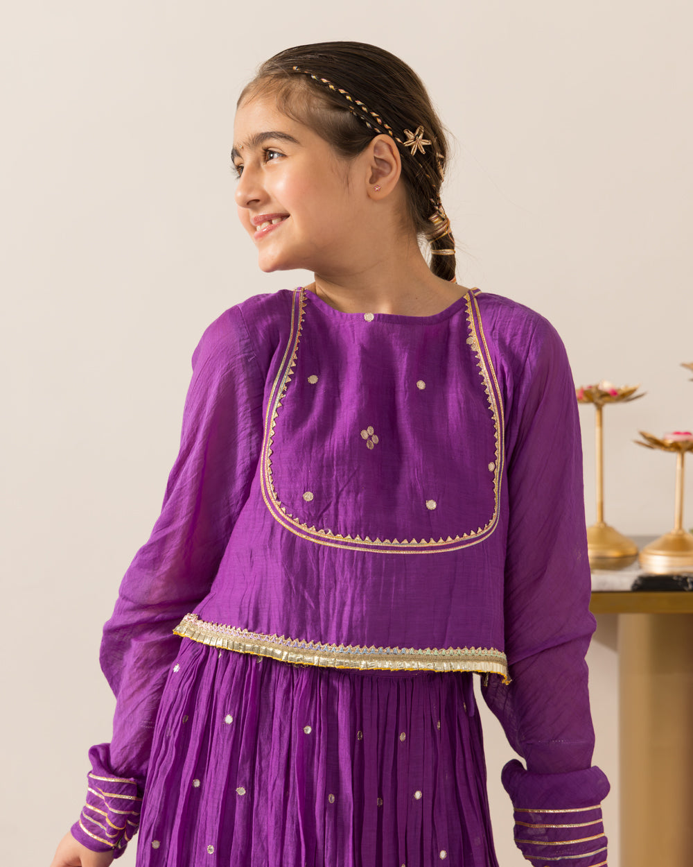 Ruhaani Purple Lehenga Set