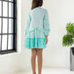Sea Blue Flared Dress