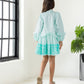 Sea Blue Flared Dress