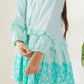 Sea Blue Flared Dress