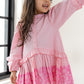 Pink Flared Dress