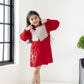 Red Waistcoat Dress