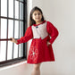 Red Waistcoat Dress