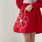 Red Waistcoat Dress