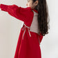 Red Waistcoat Dress