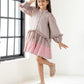 Beige Flared Dress