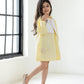 Butter Yellow Waistcoat Dress