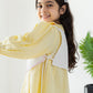 Butter Yellow Waistcoat Dress
