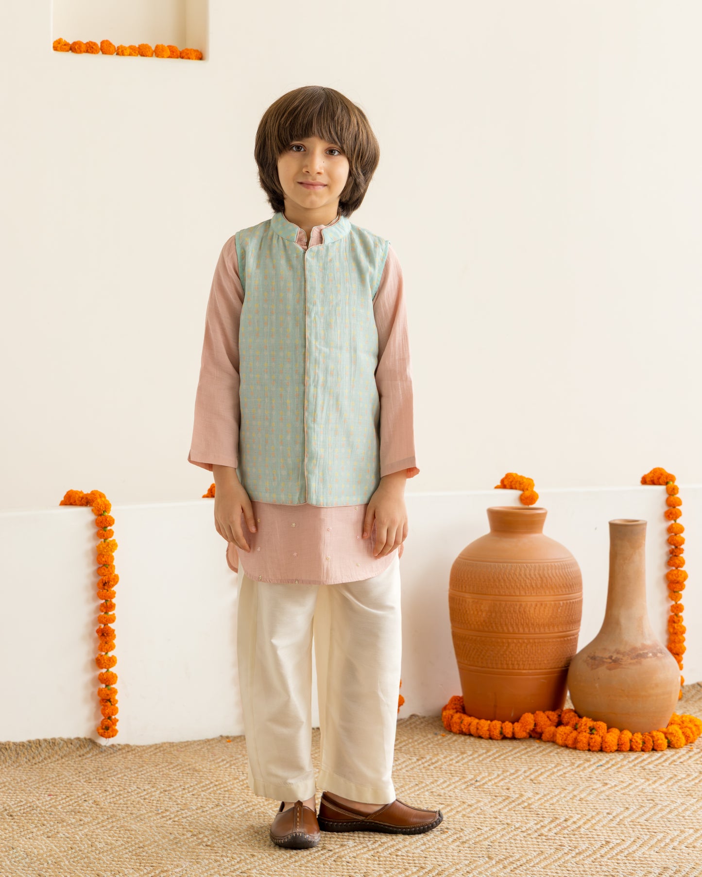 Blush & Mint Kurta Set