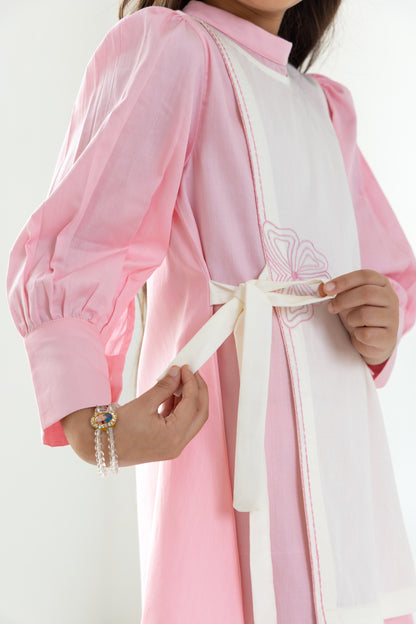 Pink Overlay Dress