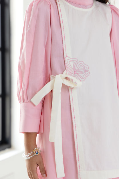Pink Overlay Dress