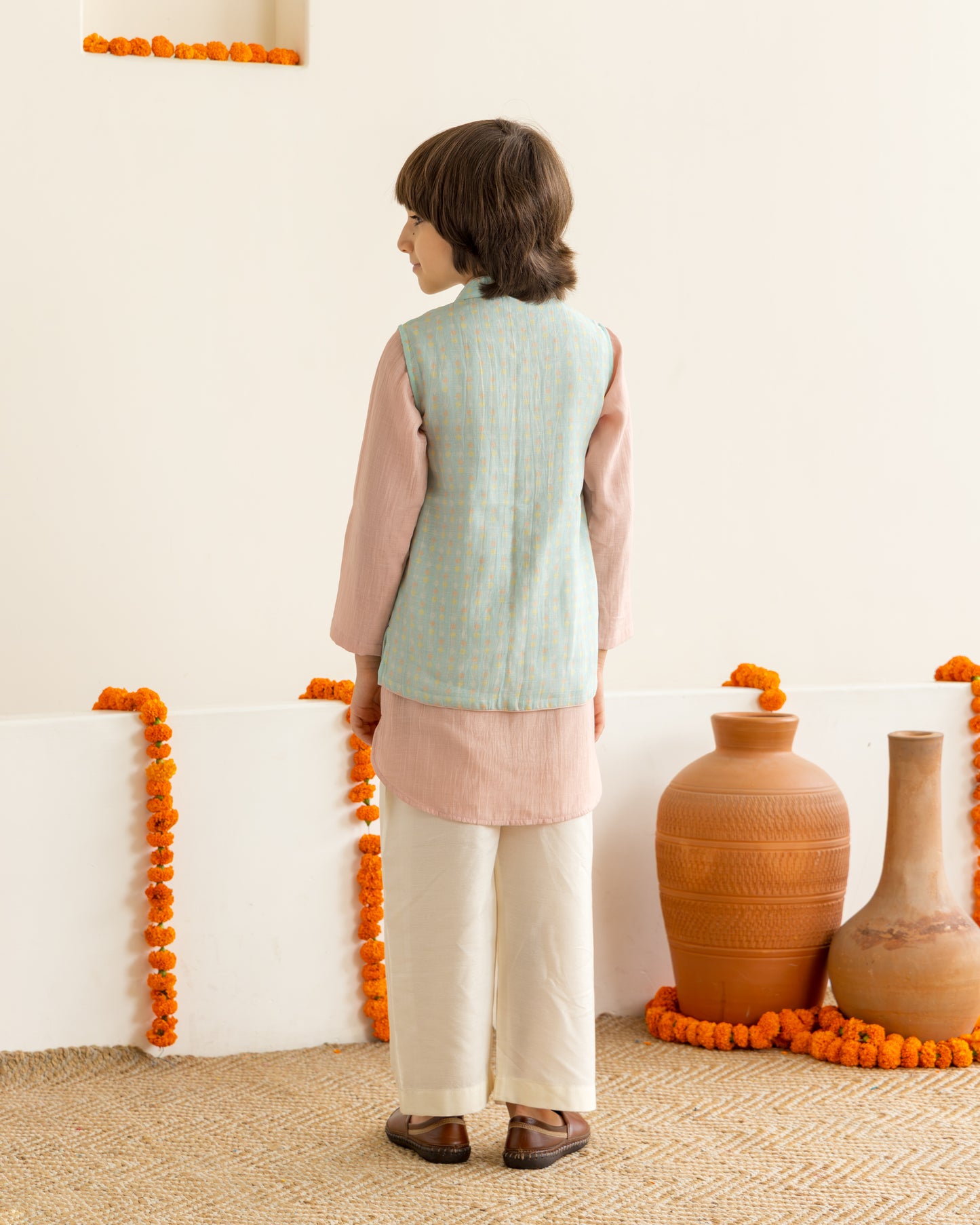 Blush & Mint Kurta Set