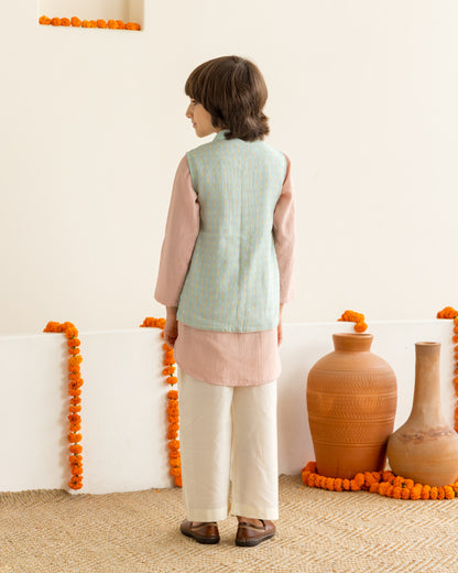 Blush & Mint Kurta Set