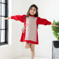 Red Overlay Dress