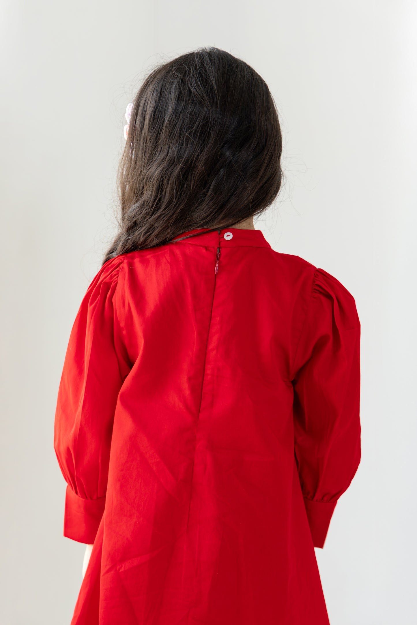 Red Overlay Dress