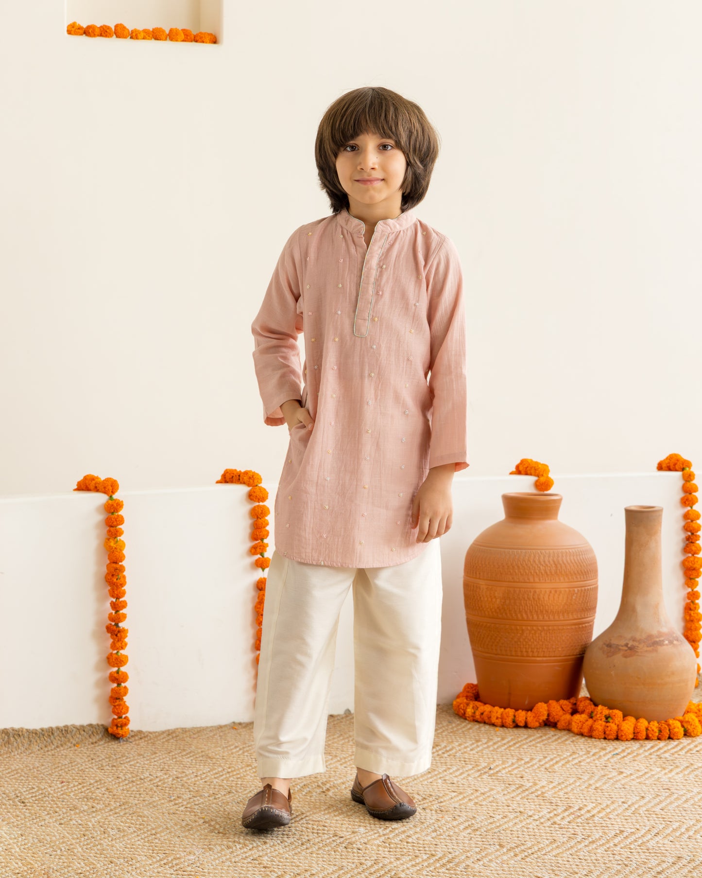 Blush & Mint Kurta Set