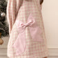 Tweed Pink Bow Dress