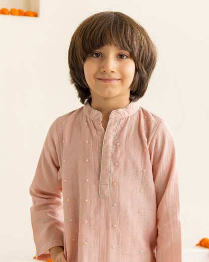 Blush & Mint Kurta Set