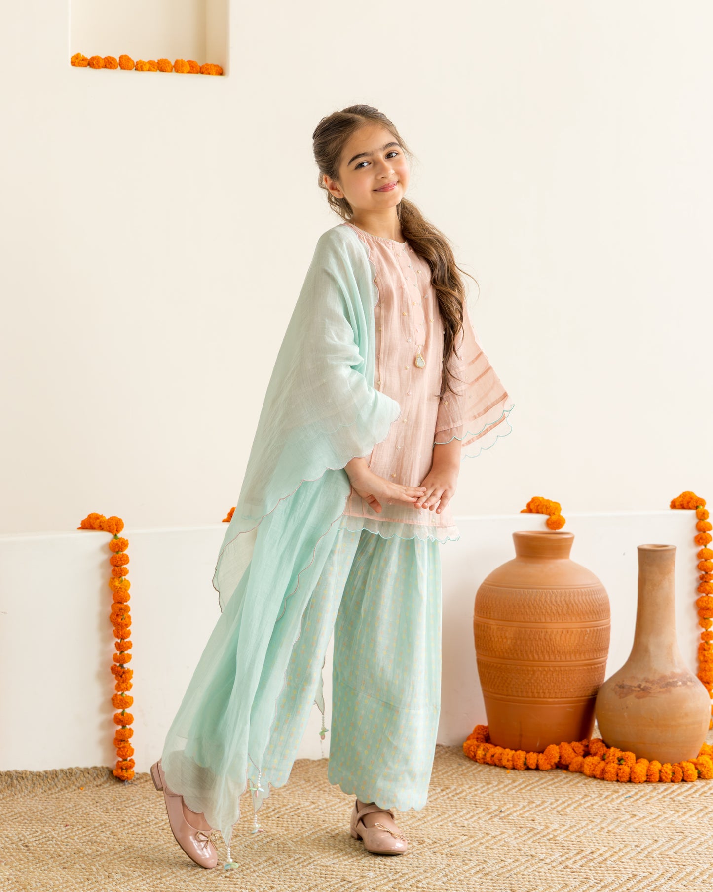 Blush & Mint Farshi Salwar Set