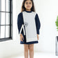 Navy Overlay Dress