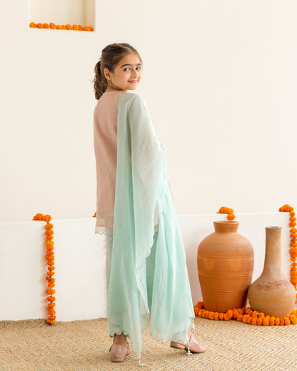 Blush & Mint Farshi Salwar Set