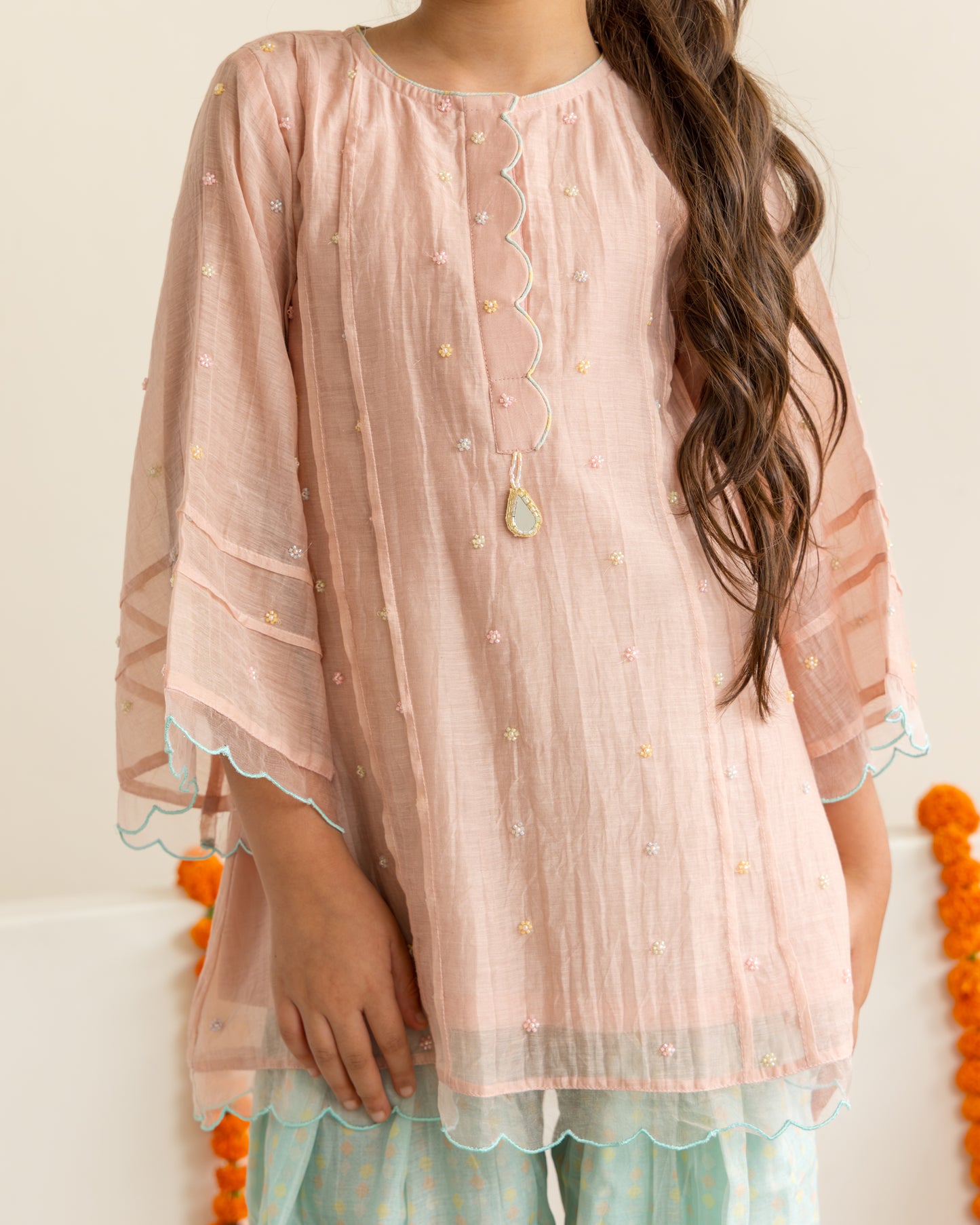 Blush & Mint Farshi Salwar Set