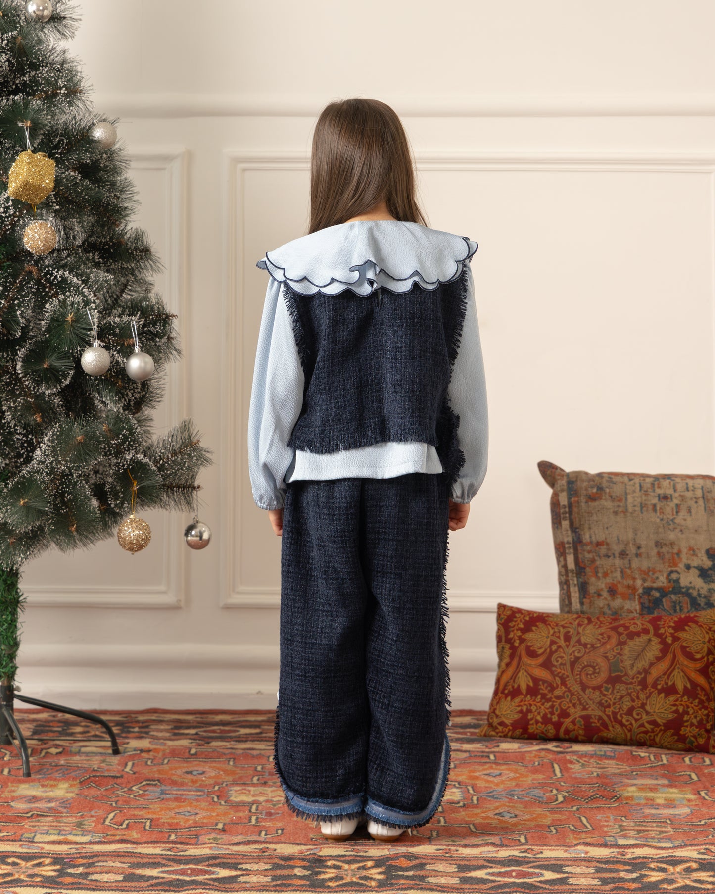 Overlay Tweed Coord Set