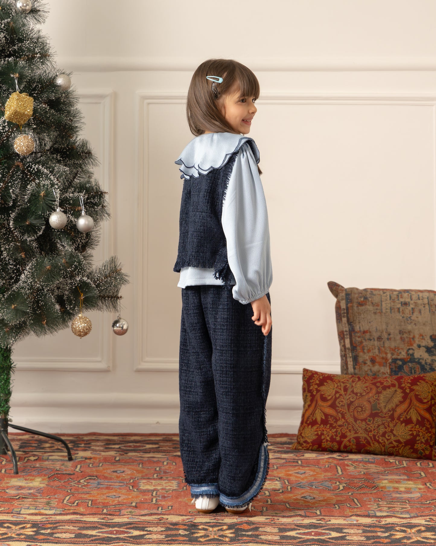 Overlay Tweed Coord Set