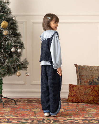 Overlay Tweed Coord Set
