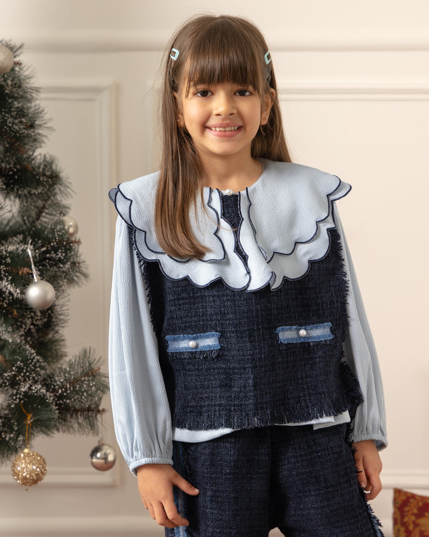 Overlay Tweed Coord Set