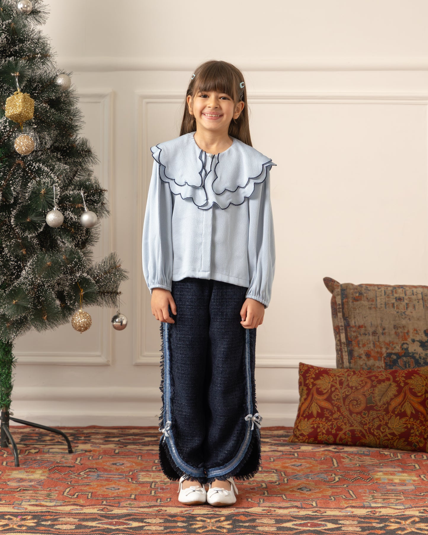 Overlay Tweed Coord Set