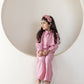 Blush Pink Scalloped Embroidered Coord Set