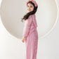 Blush Pink Scalloped Embroidered Coord Set