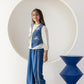 Blue Palms Waistcoat Co-ord Set