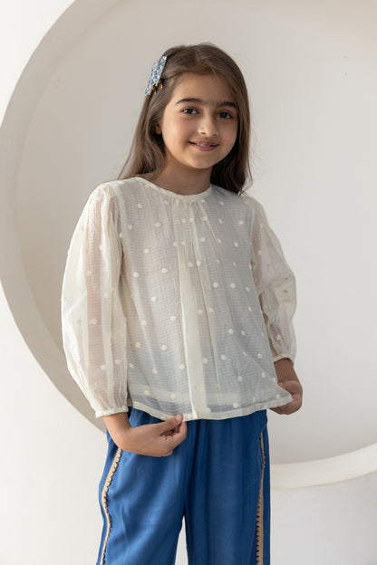 Blue Palms Waistcoat Co-ord Set