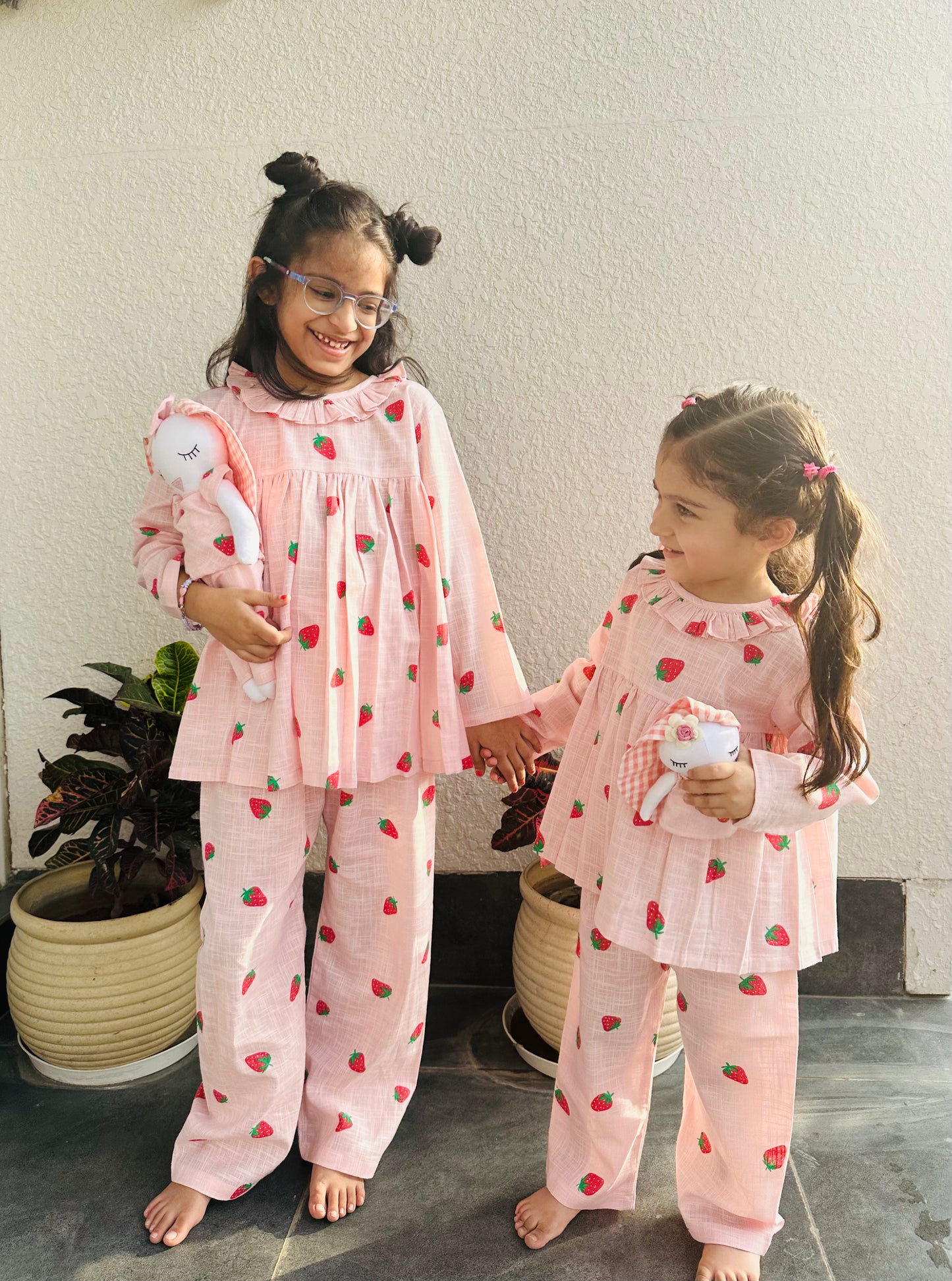 The ‘Berry Special’ Loungewear Set With Matching Bunny Doll